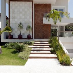 Residência alto padrão com paisagismo e acabamento 3D