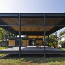 Casa sustentável metalica